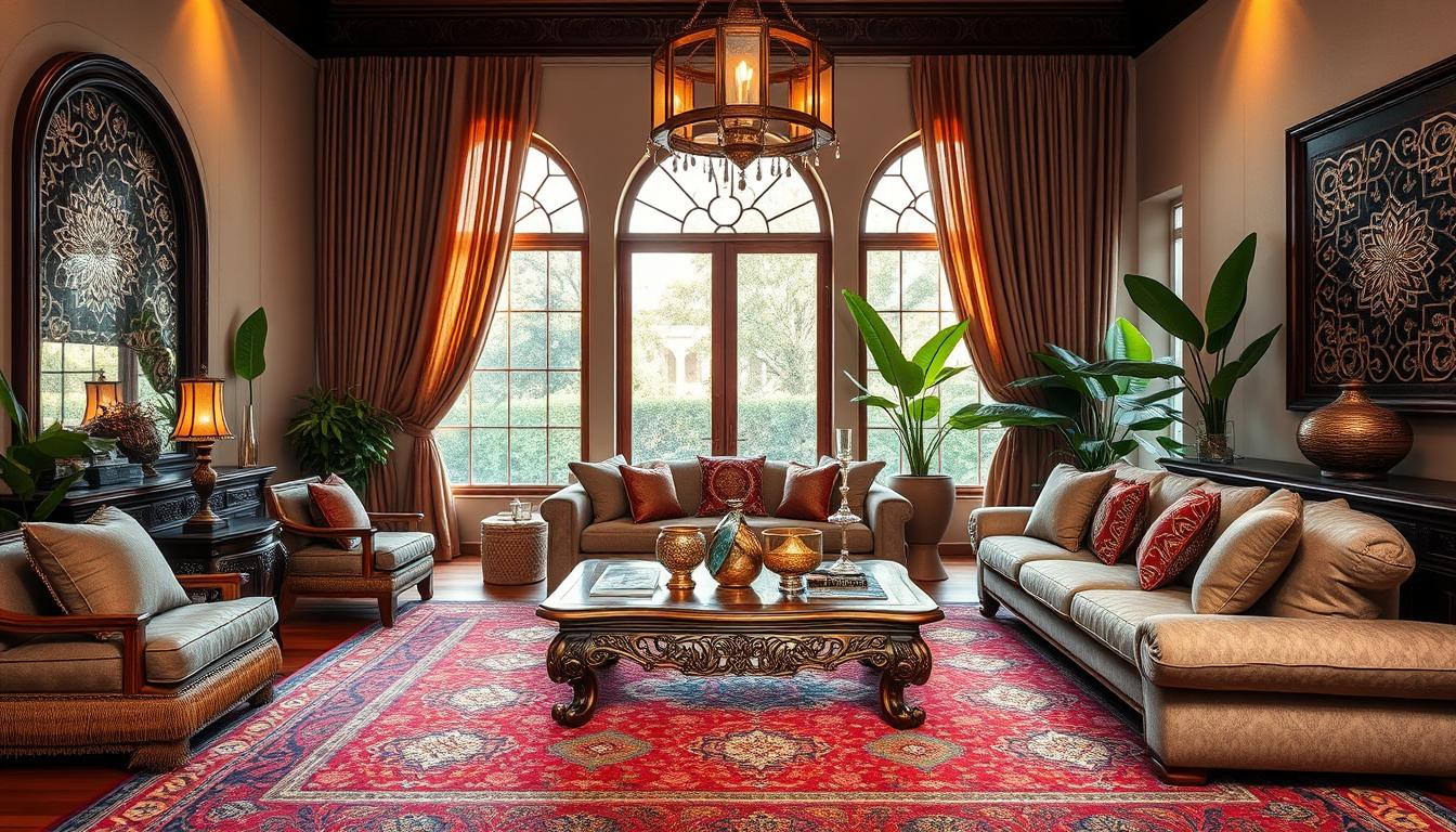 wohnzimmer orientalisch einrichten​